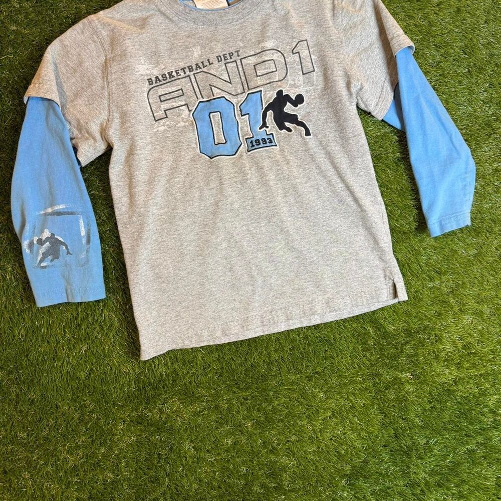 And1 Grey and Blue Shirt